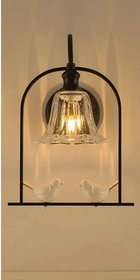 Applique murale design LED Oiseaux pour une décoration contemporaine | Marco Lucetti Noir A2