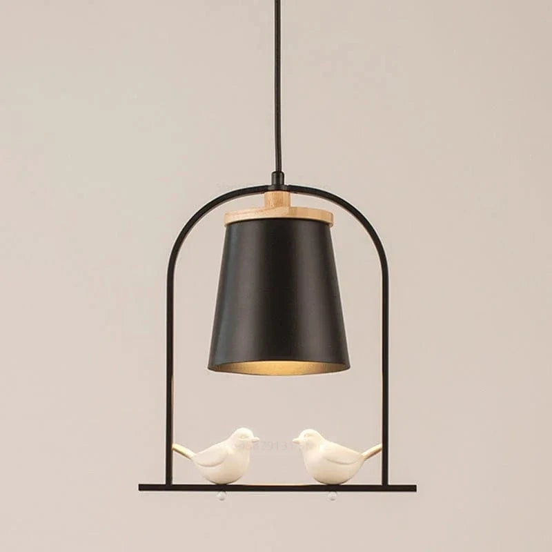 Applique murale design LED Oiseaux pour une décoration contemporaine | Marco Lucetti Noir B1