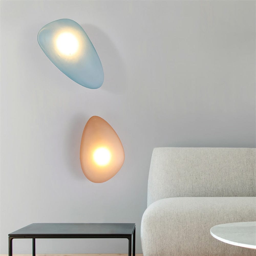 Applique murale design LED "Pierre Colorée Manar" | Marco Lucetti