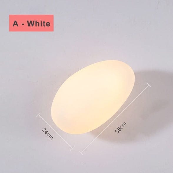 Applique murale design LED "Pierre Colorée Manar" | Marco Lucetti A - Blanc