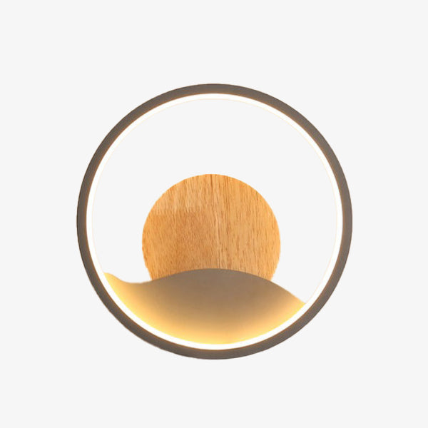 Applique murale LED ronde Globe