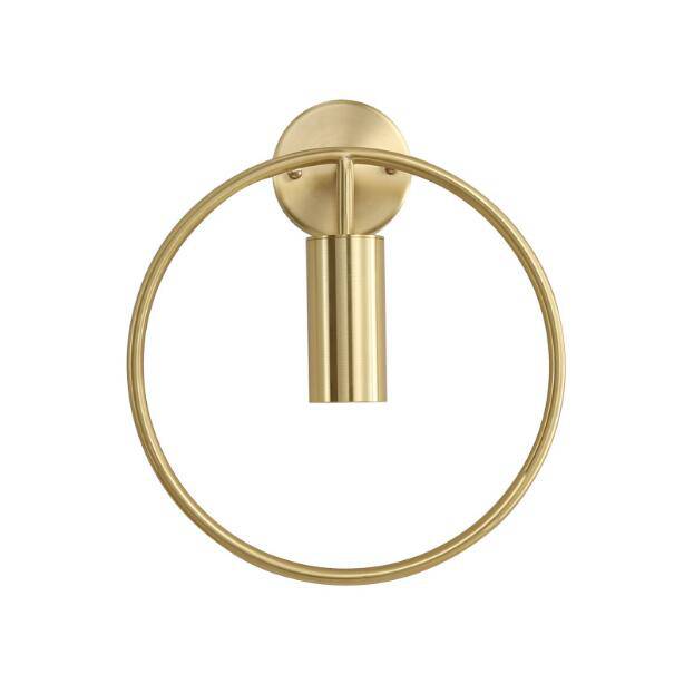 Applique Murale Design Métal Line - Spot Rond | Marco Lucetti Doré / 28cm