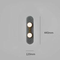 Applique murale design minimaliste arrondie | Marco Lucetti 2 têtes