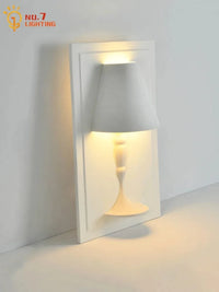 Applique Murale Design Moderne en Gypse LED - Art Minimaliste | Marco Lucetti