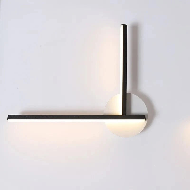 Applique murale design moderniste | Marco Lucetti A / Blanc chaud (2700-3500K) / 110V | Noir