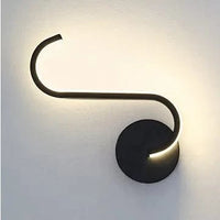 Applique murale design moderniste | Marco Lucetti E / Blanc chaud (2700-3500K) / 110V | Noir