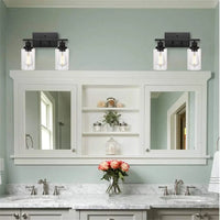 Applique murale design noir mat en métal et verre pour toute pièce | Marco Lucetti