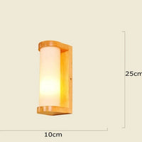 Applique murale design nordique bois-verre LED | Marco Lucetti Réf. 3