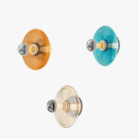 Applique murale design nordique en verre ondulé LED pour une ambiance lumineuse | Marco Lucetti