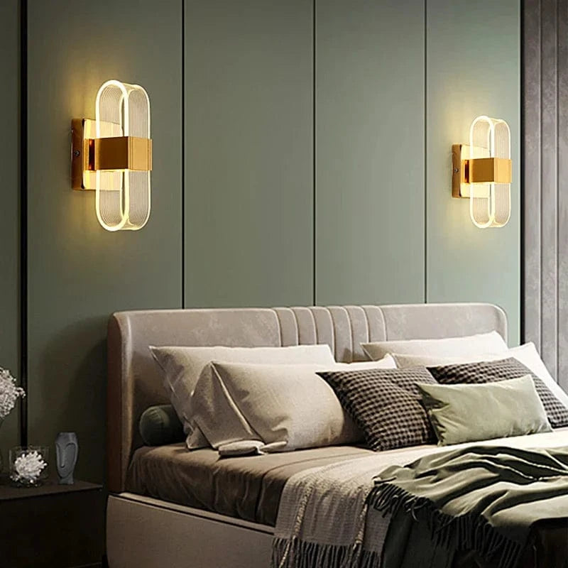 Applique murale design nordique LED en acrylique - Modernité décorative | Marco Lucetti