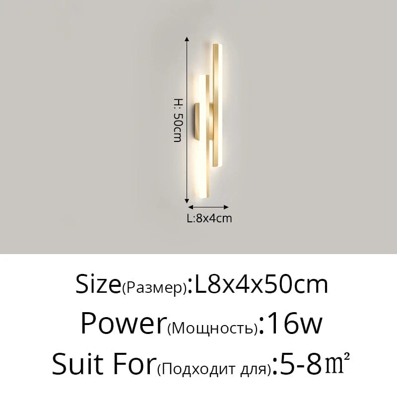 Applique murale design nordique longue bande | Marco Lucetti