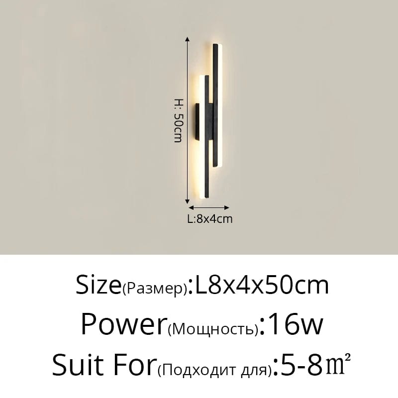 Applique murale design nordique longue bande | Marco Lucetti