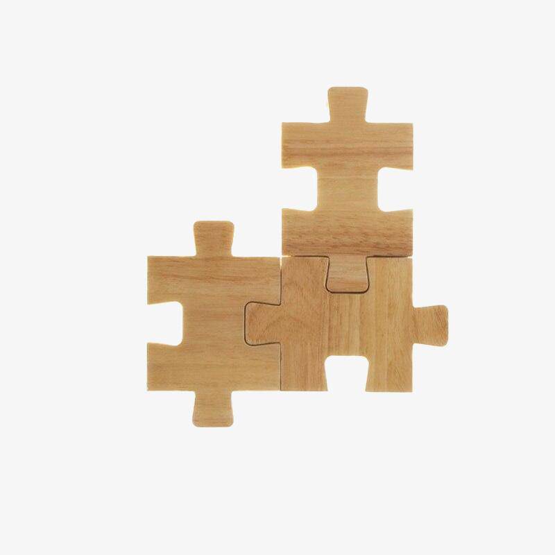 Applique murale design Puzzle en bois | Marco Lucetti