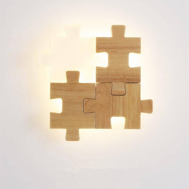 Applique murale design Puzzle en bois | Marco Lucetti
