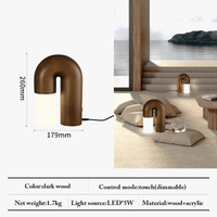 Applique murale design rétro en bois de frêne et acrylique avec éclairage led | Marco Lucetti