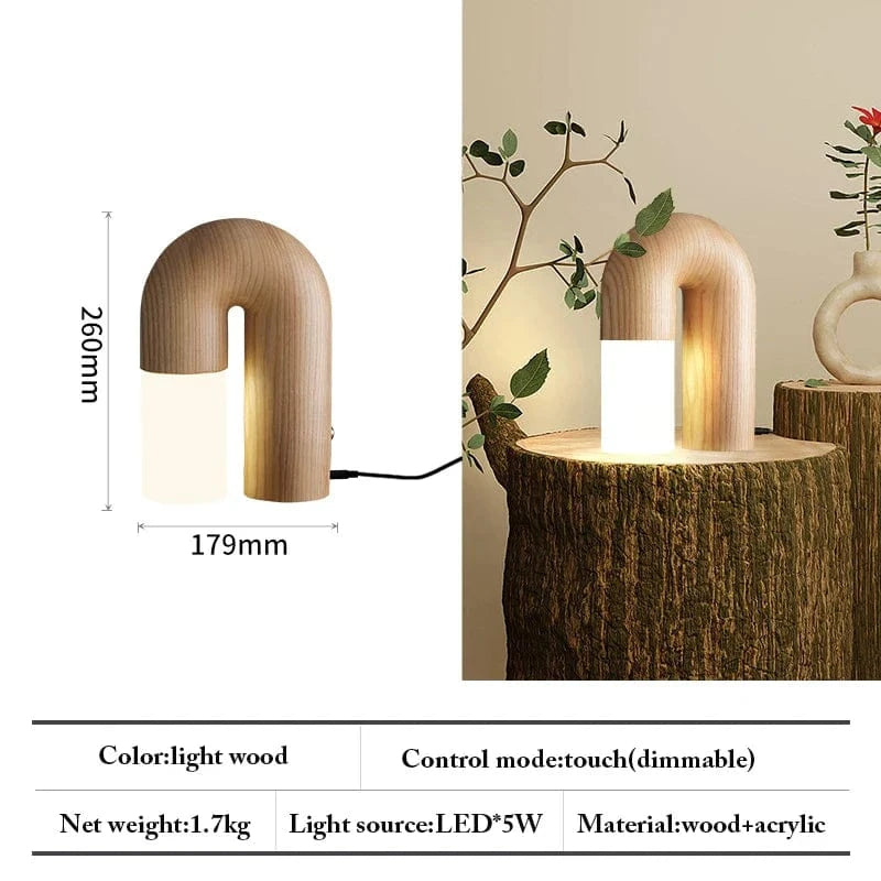 Applique murale design rétro en bois de frêne et acrylique avec éclairage led | Marco Lucetti Bois clair 2