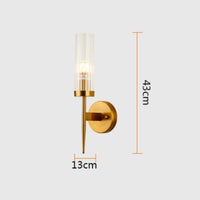 Applique murale LED dorée pour escaliers