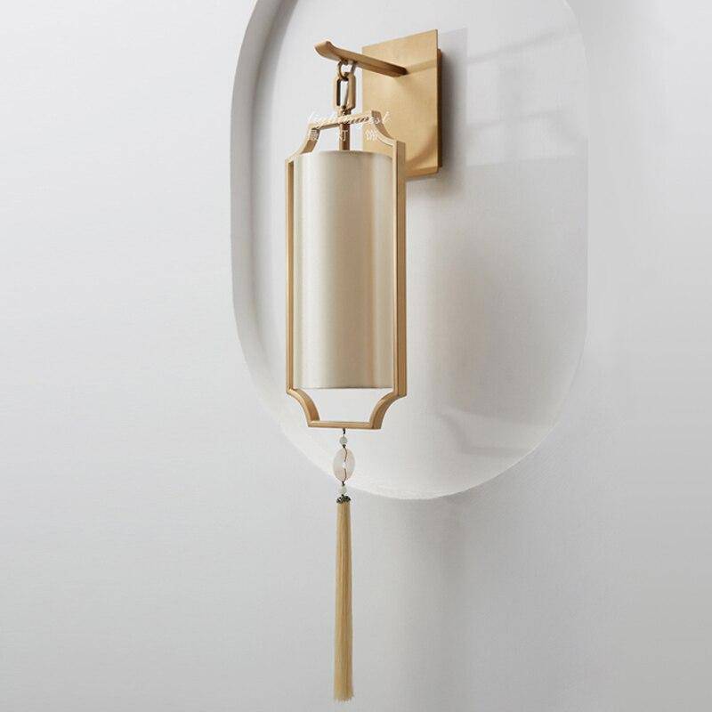 Applique murale dorée à LED - Style chinois | Marco Lucetti