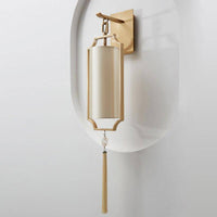 Applique murale dorée à LED - Style chinois | Marco Lucetti