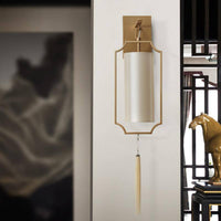 Applique murale dorée à LED - Style chinois | Marco Lucetti