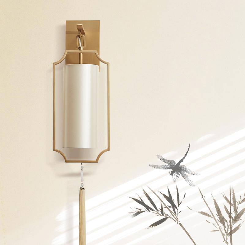 Applique murale dorée à LED - Style chinois | Marco Lucetti