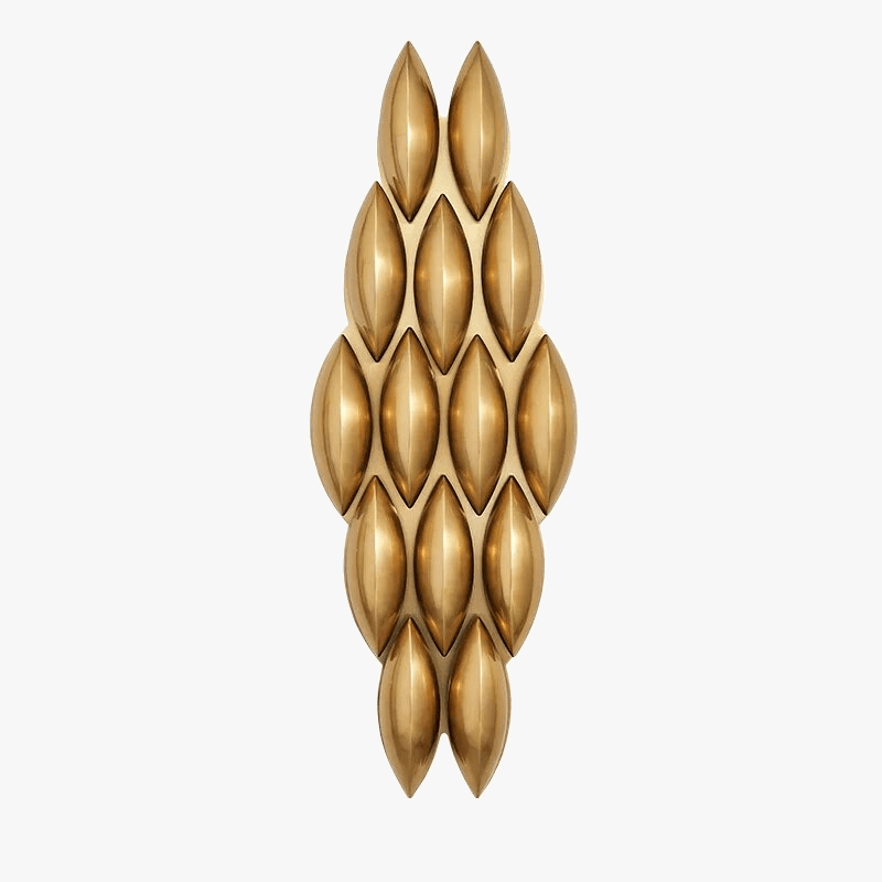 Applique murale dorée de luxe postmoderne | Marco Lucetti