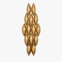 Applique murale dorée de luxe postmoderne | Marco Lucetti