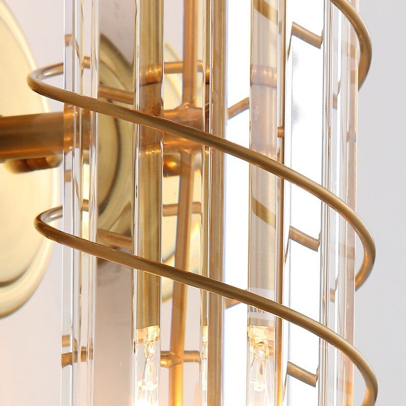 Applique murale dorée en cristal "Luxury Design" | Marco Lucetti