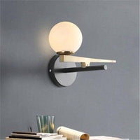 Applique murale dorée en verre boule | Marco Lucetti