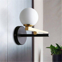 Applique murale dorée en verre boule | Marco Lucetti