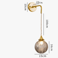 Applique murale dorée et élégante | Marco Lucetti