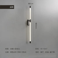 Applique murale dorée géométrique en acrylique | Marco Lucetti Noir 63cm