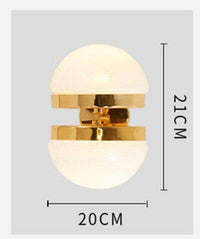 Applique murale dorée LED Creative | Marco Lucetti