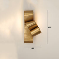 Applique murale dorée noeud Ilba | Marco Lucetti A