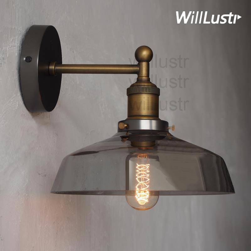 Applique murale dorée rustique en verre. | Marco Lucetti