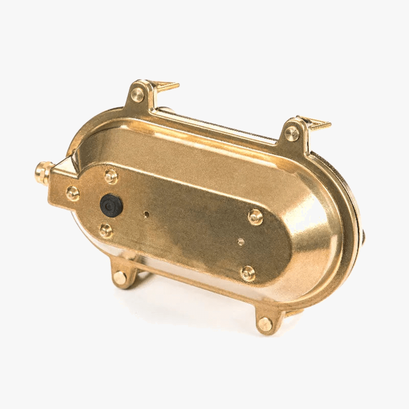 Applique murale dorée style cuivre Vintage pour extérieur IP44 LED waterproof. | Marco Lucetti