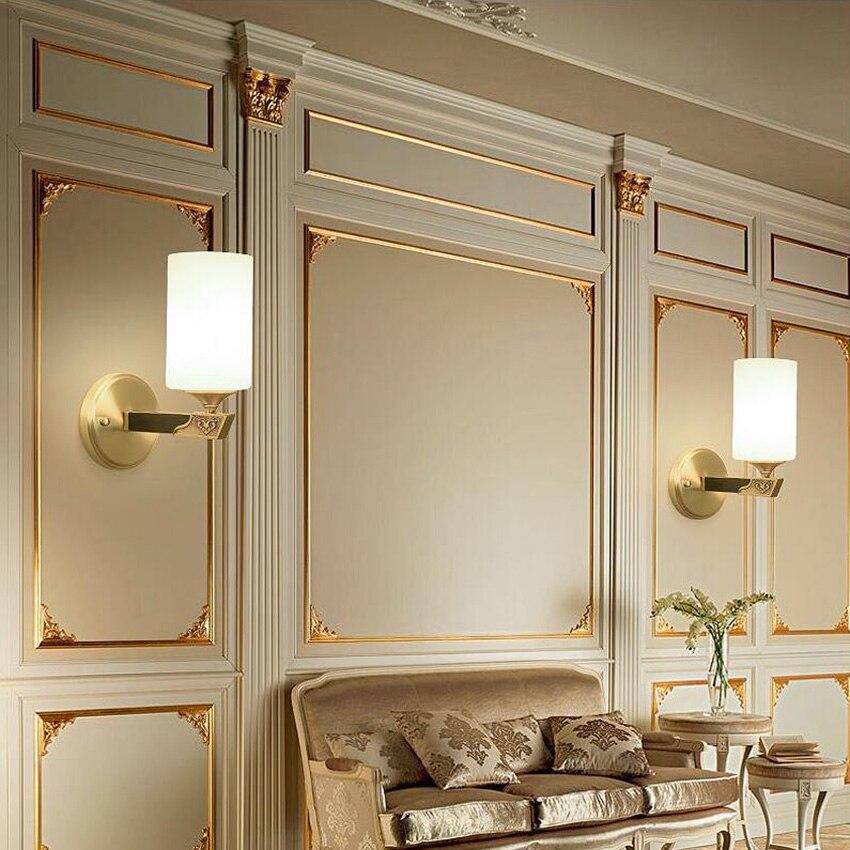 Applique Murale Dorée Verre Cylindrique - Indoor | Marco Lucetti