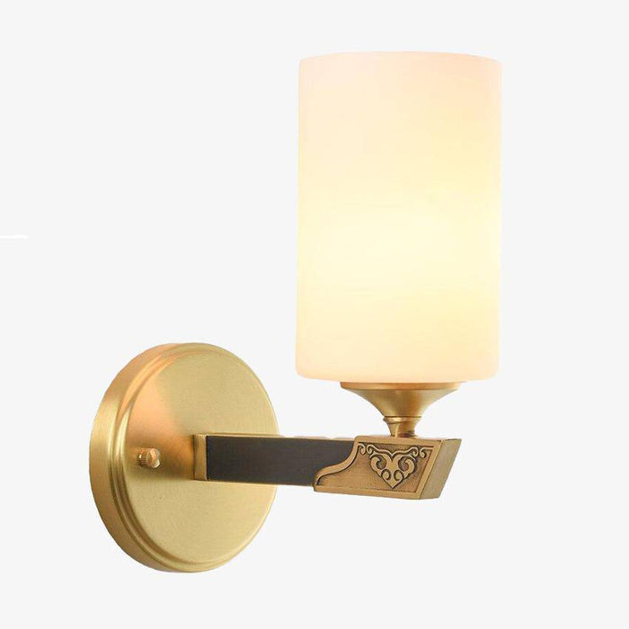 Applique Murale Dorée Verre Cylindrique - Indoor | Marco Lucetti