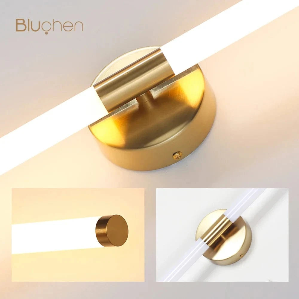 Applique murale double abat-jour dorée | Marco Lucetti