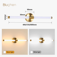 Applique murale double abat-jour dorée | Marco Lucetti