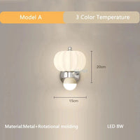 Applique murale double chevet Citrouille Glow | Marco Lucetti Modèle A