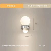 Applique murale double chevet Citrouille Glow | Marco Lucetti Modèle B