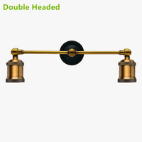 Applique murale Double tête E27 LED Style rétro classique cuivre | Marco Lucetti