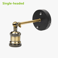 Applique murale Double tête E27 LED Style rétro classique cuivre | Marco Lucetti