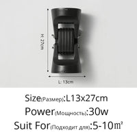 Applique Murale Double Tête Éclairage Paysage Étanche en Aluminium | Marco Lucetti