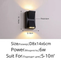 Applique Murale Double Tête Éclairage Paysage Étanche en Aluminium | Marco Lucetti