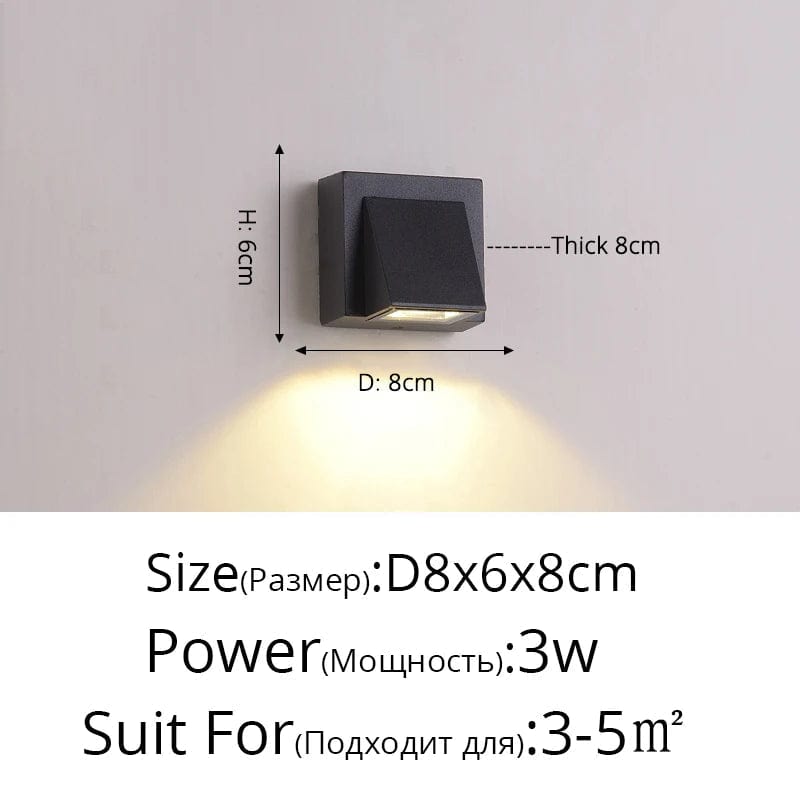 Applique Murale Double Tête Éclairage Paysage Étanche en Aluminium | Marco Lucetti