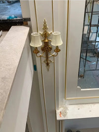 Applique Murale Double Tête Style Nordique en Cuivre LED Rétro - Nordic Glow | Marco Lucetti