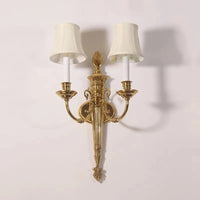 Applique Murale Double Tête Style Nordique en Cuivre LED Rétro - Nordic Glow | Marco Lucetti