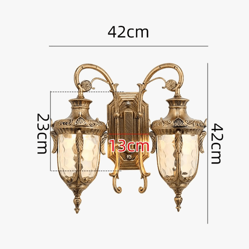 Applique murale Double Tête Waterproof | Marco Lucetti